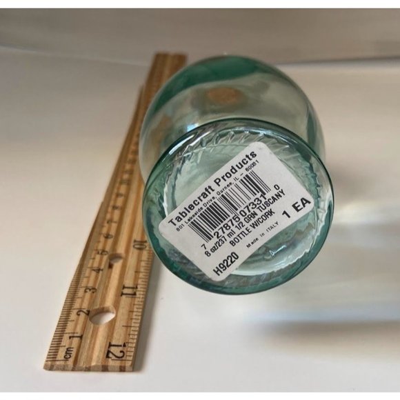 TableCraft Tuscany 8 Ounce Oil Bottle with Cork Stopper - Picture 5 of 6